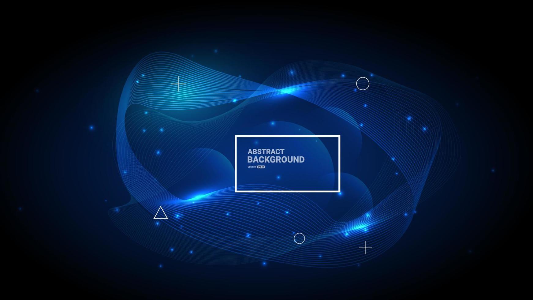 Abstract technology background with light effect. vector