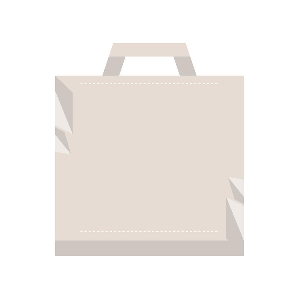 bolsa de papel id corporativa vector