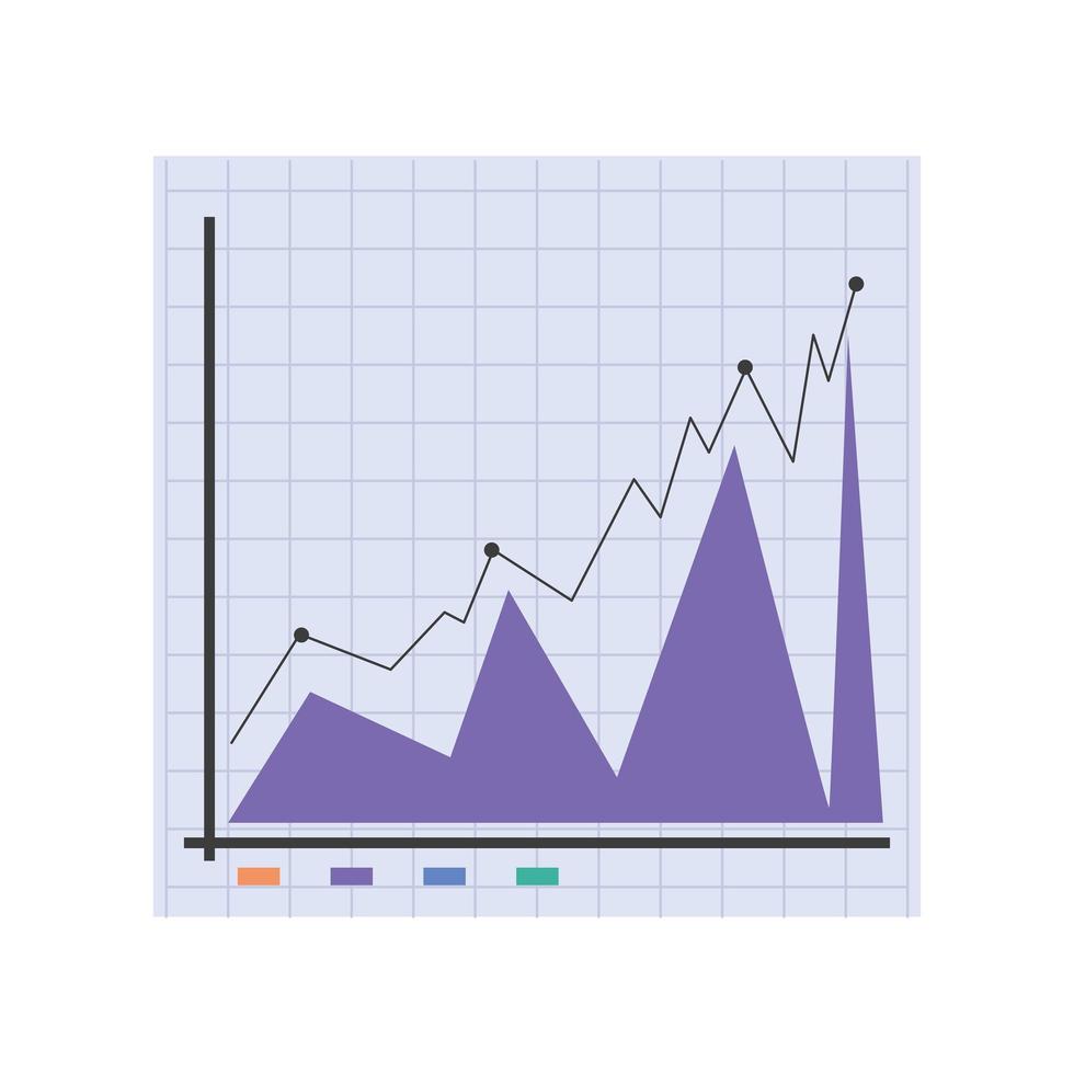 crecer informe finanzas vector