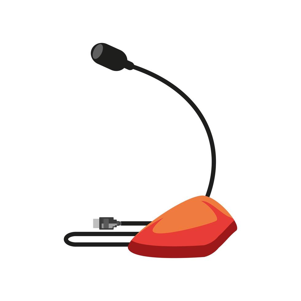 microphone usb cable vector