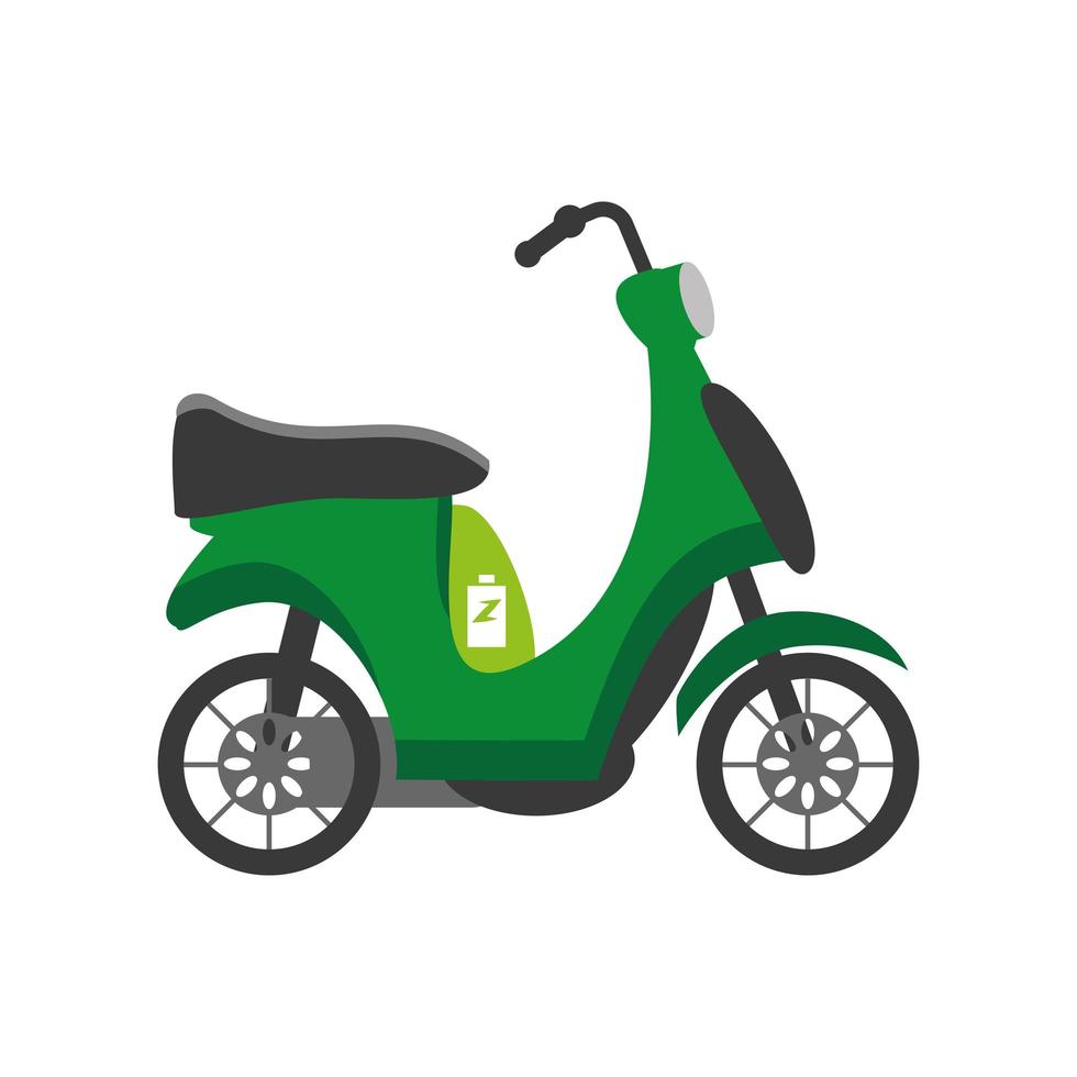 vehículo scooter eléctrico vector