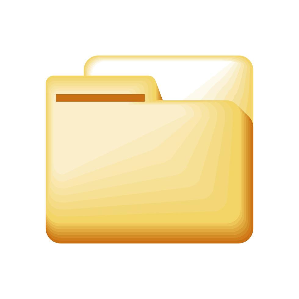 folder file icon vector