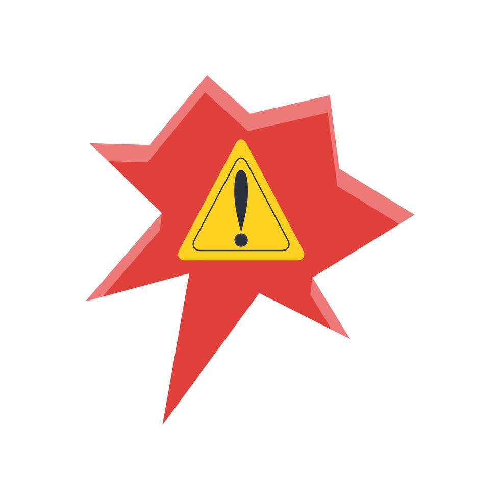 warning alert sign vector