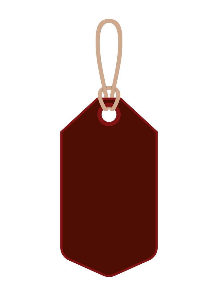 crimson tag design vector