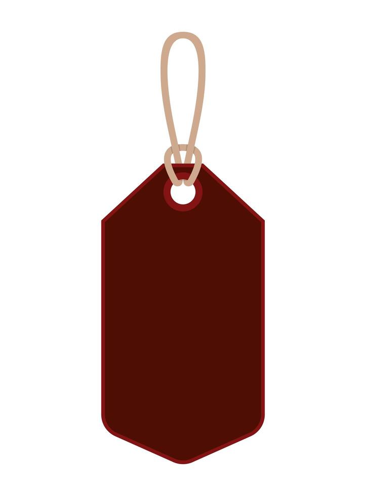 crimson tag design vector