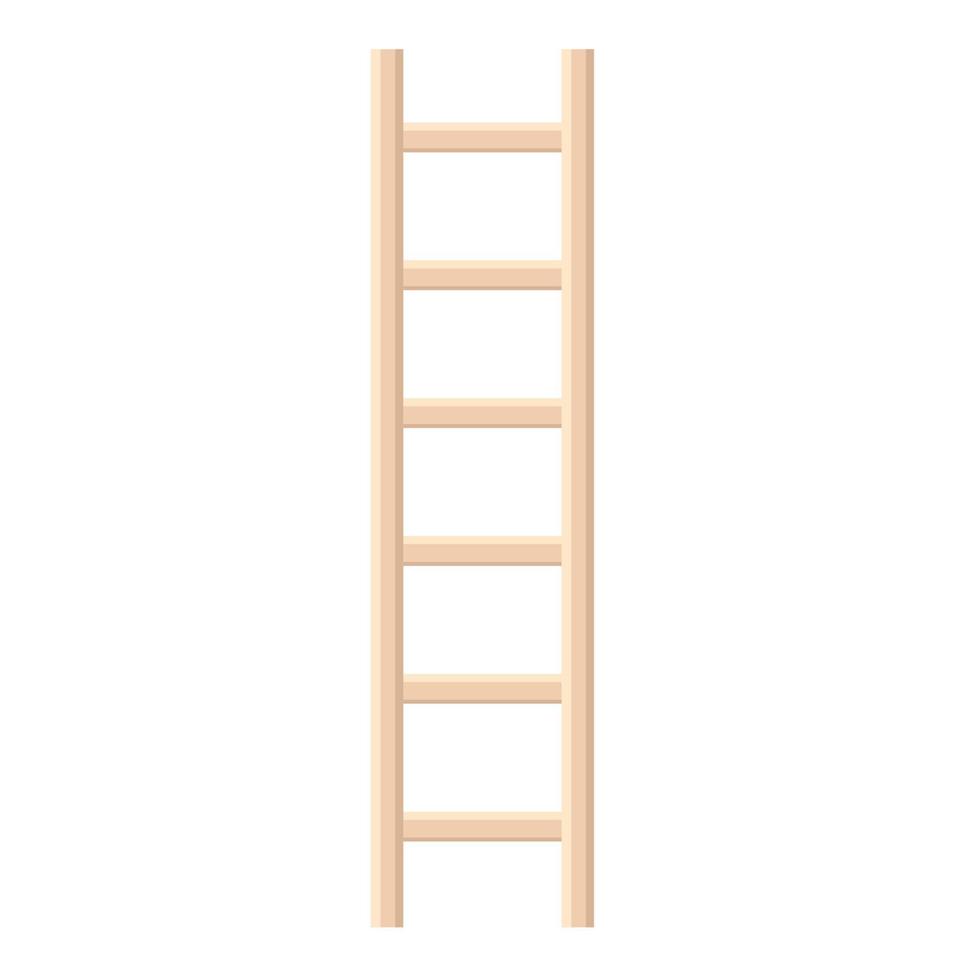 step ladder icon in flat style vector