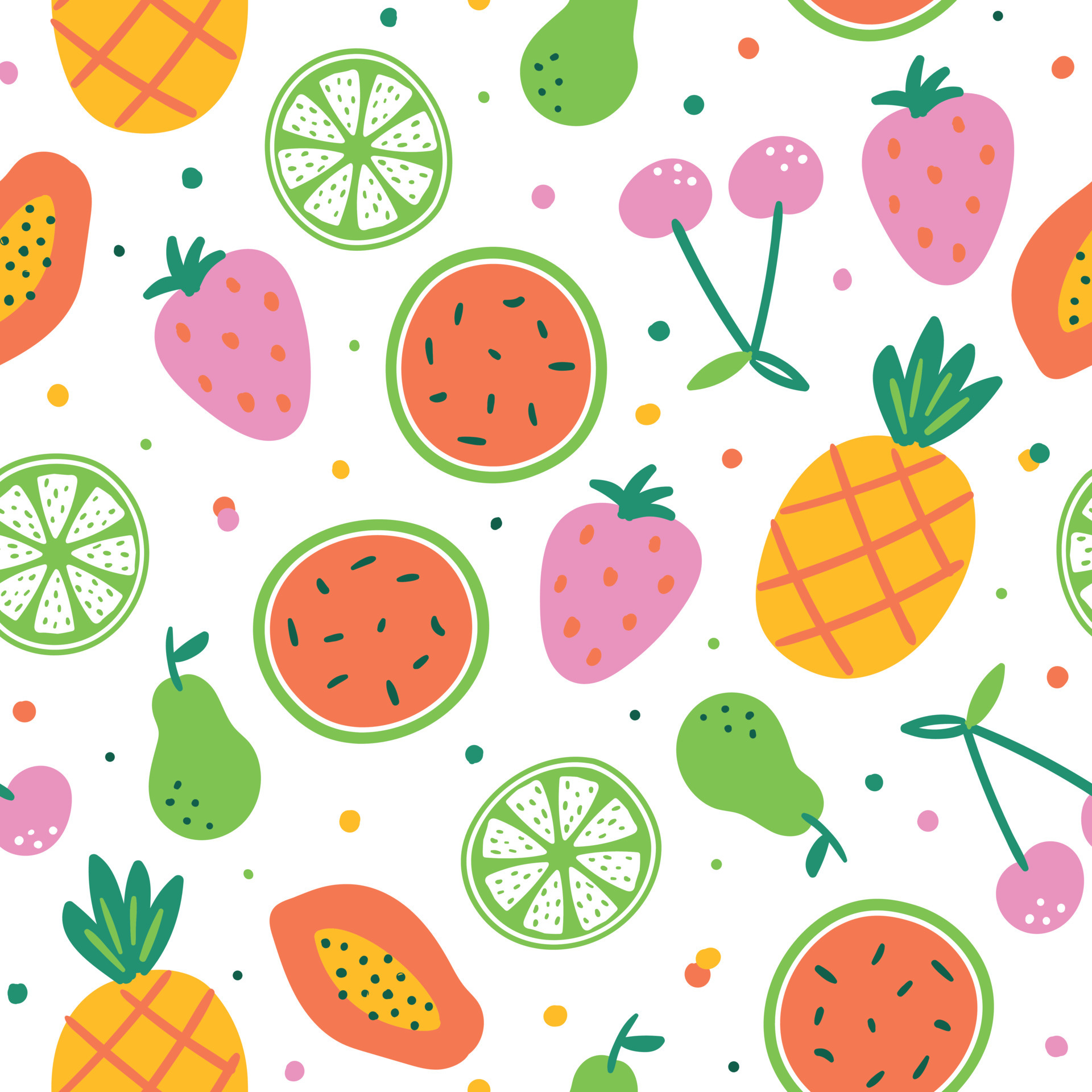 Fruit seamless pattern. Fruit background 4228943 Vector Art at Vecteezy