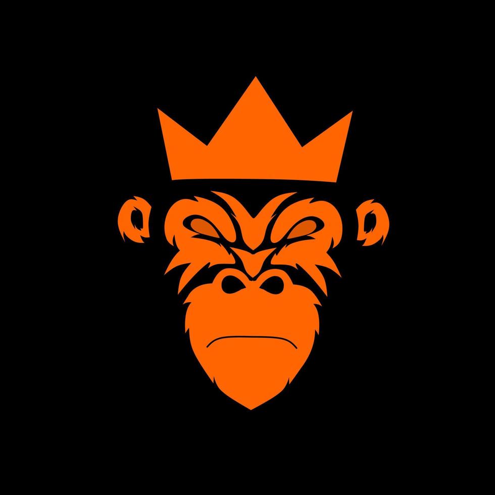 Face of monkey king vector