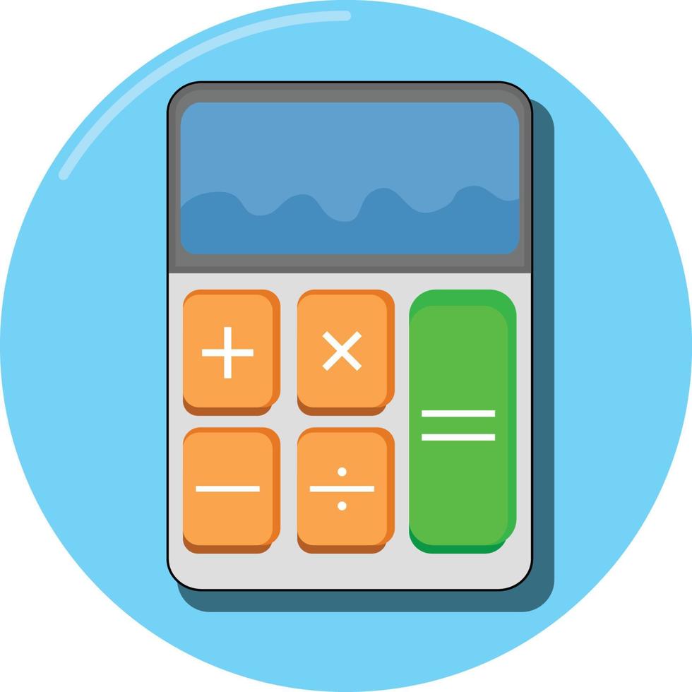 Calculator Icon logo vector