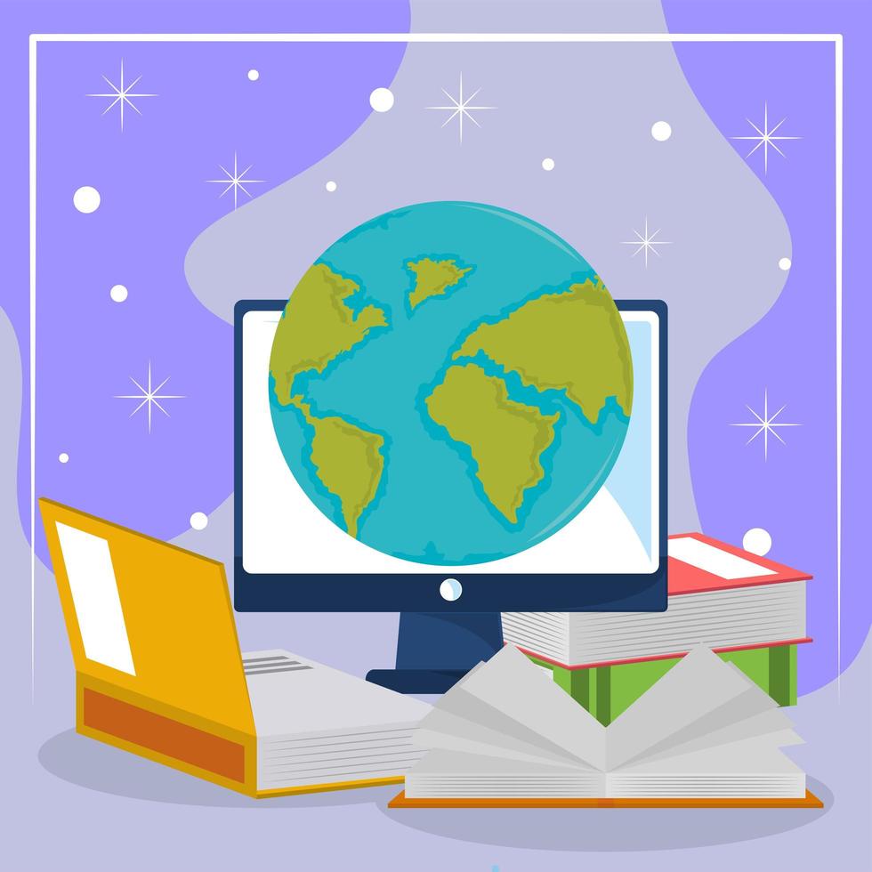 global literacy books vector