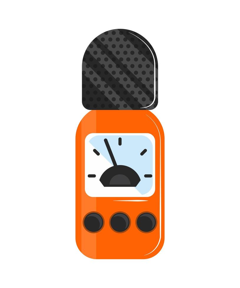 digital sound level meter vector