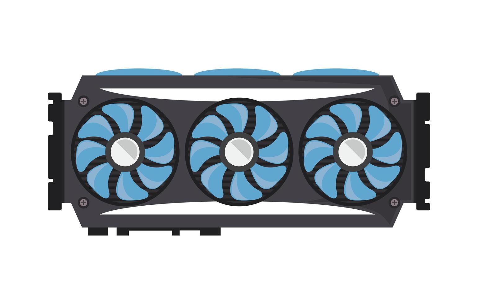 computer system cooler vector