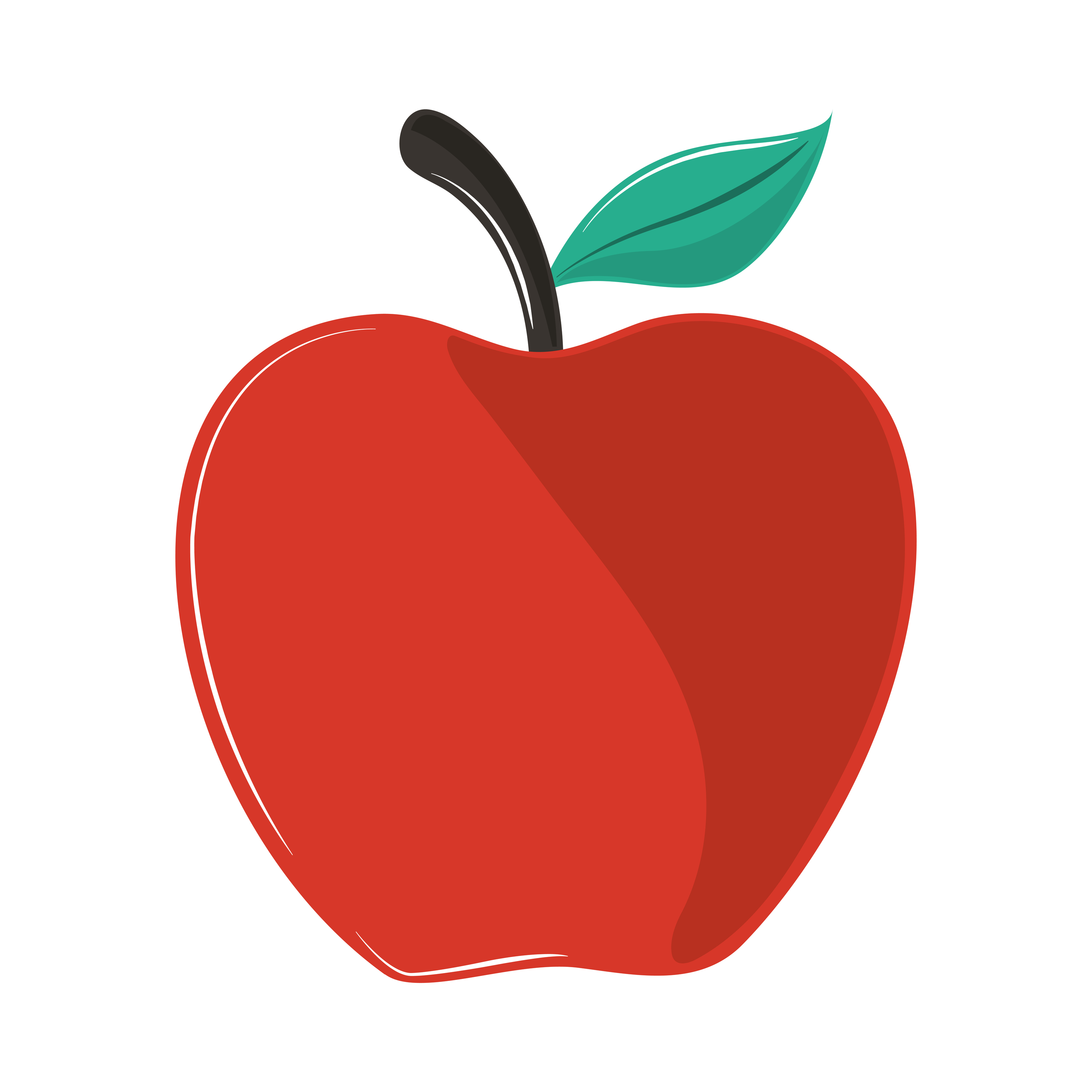 apple fruit icon 4229473 Vector Art at Vecteezy