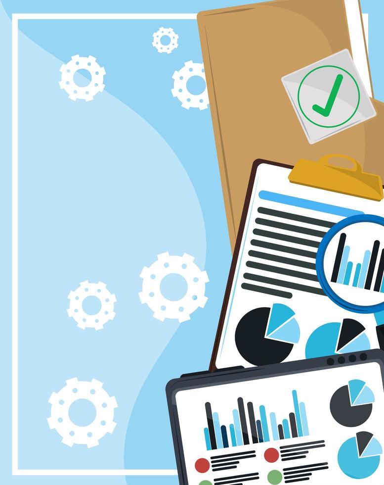 financial management report vector