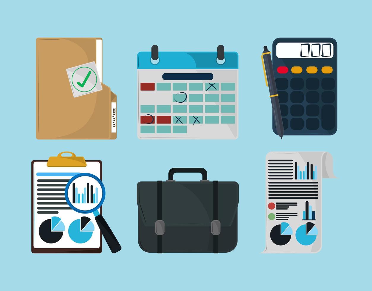 business financial management vector
