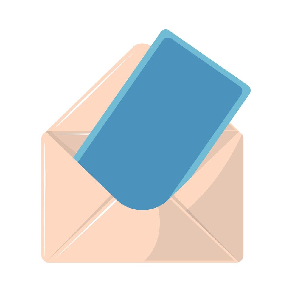 envelope with card vector
