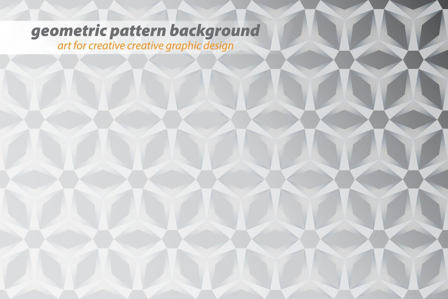 geometric pattern background art for creative creative graphic design vector