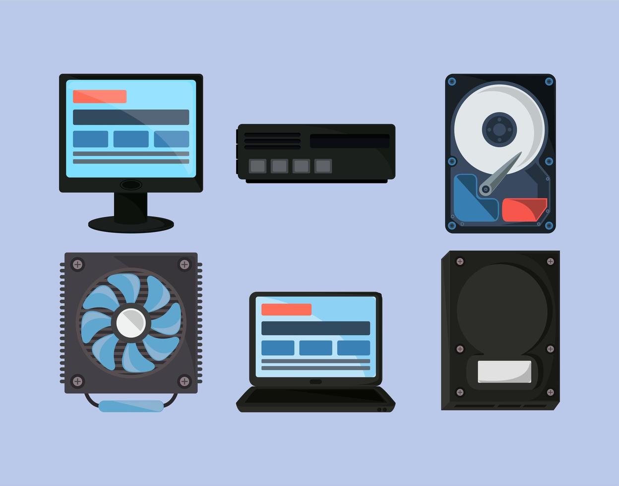 computer hardware icons 4230086 Vector Art at Vecteezy computer hardware icons 4230086 Vector Art at Vecteezy