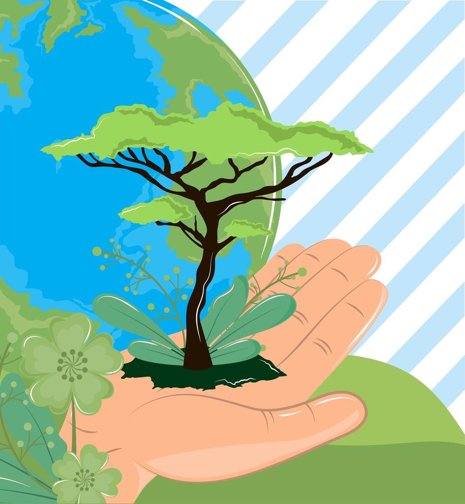 world habitat day celebration vector