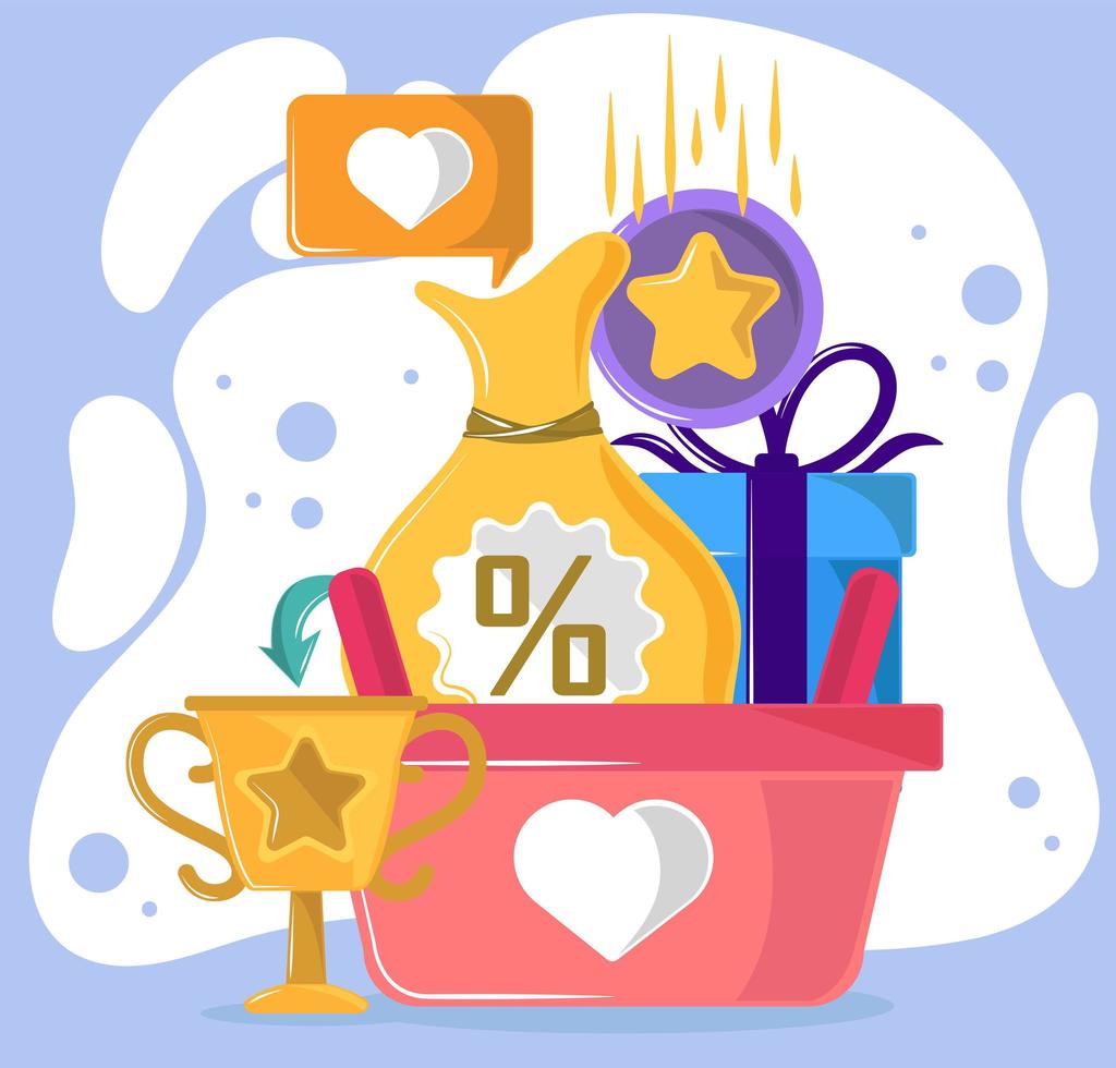loyalty program and get reward vector