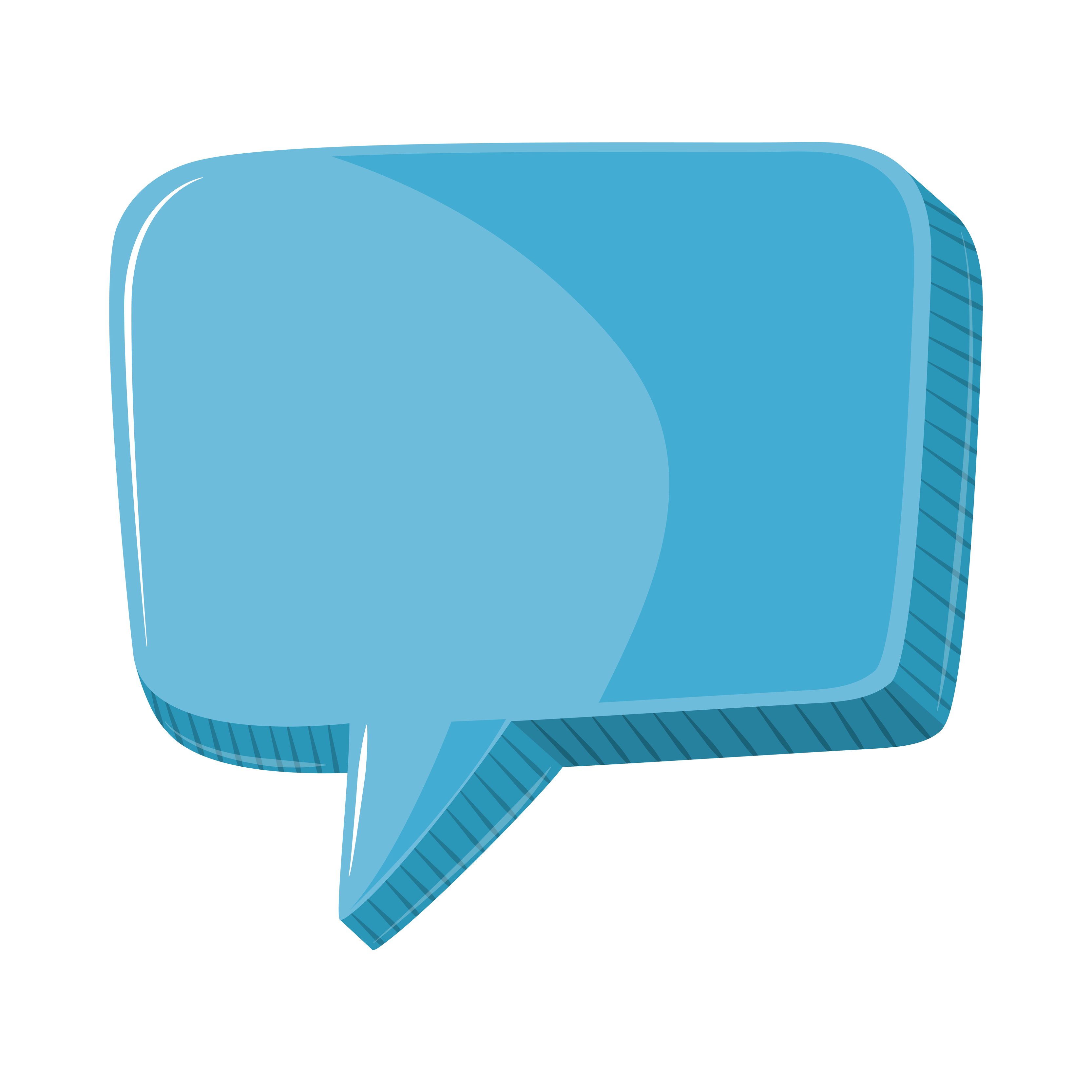 blue speech bubble 4230320 Vector Art at Vecteezy