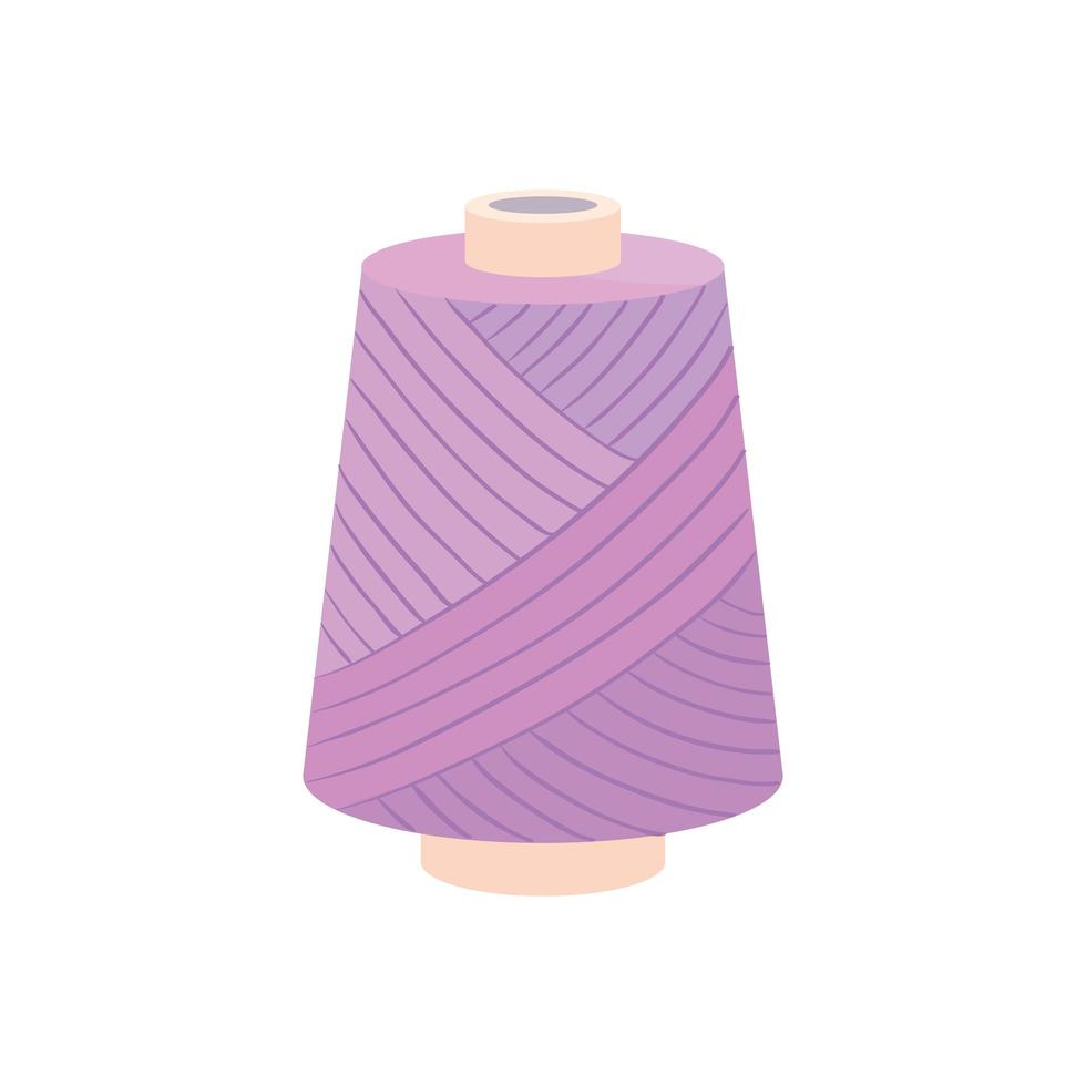 yarn roll icon vector