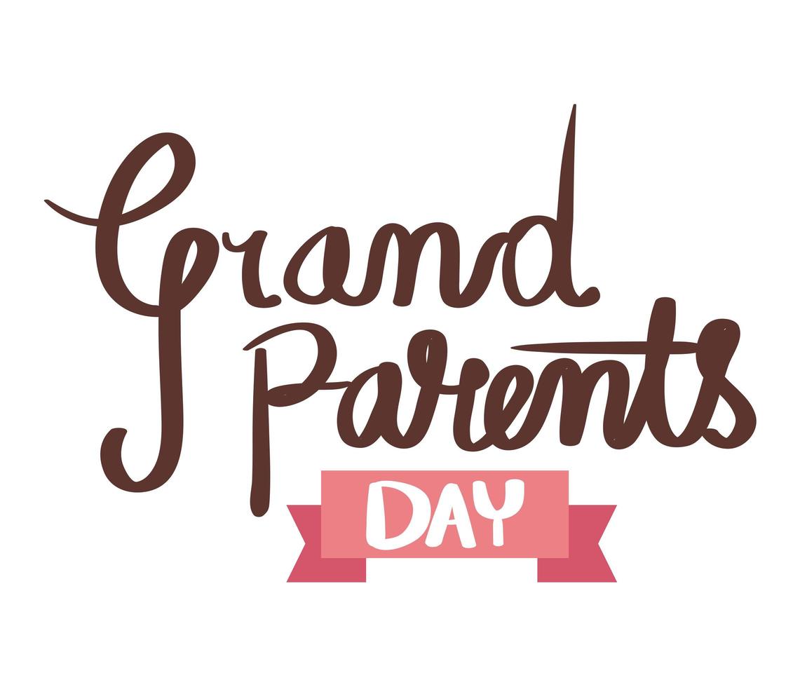 grand parents day vector