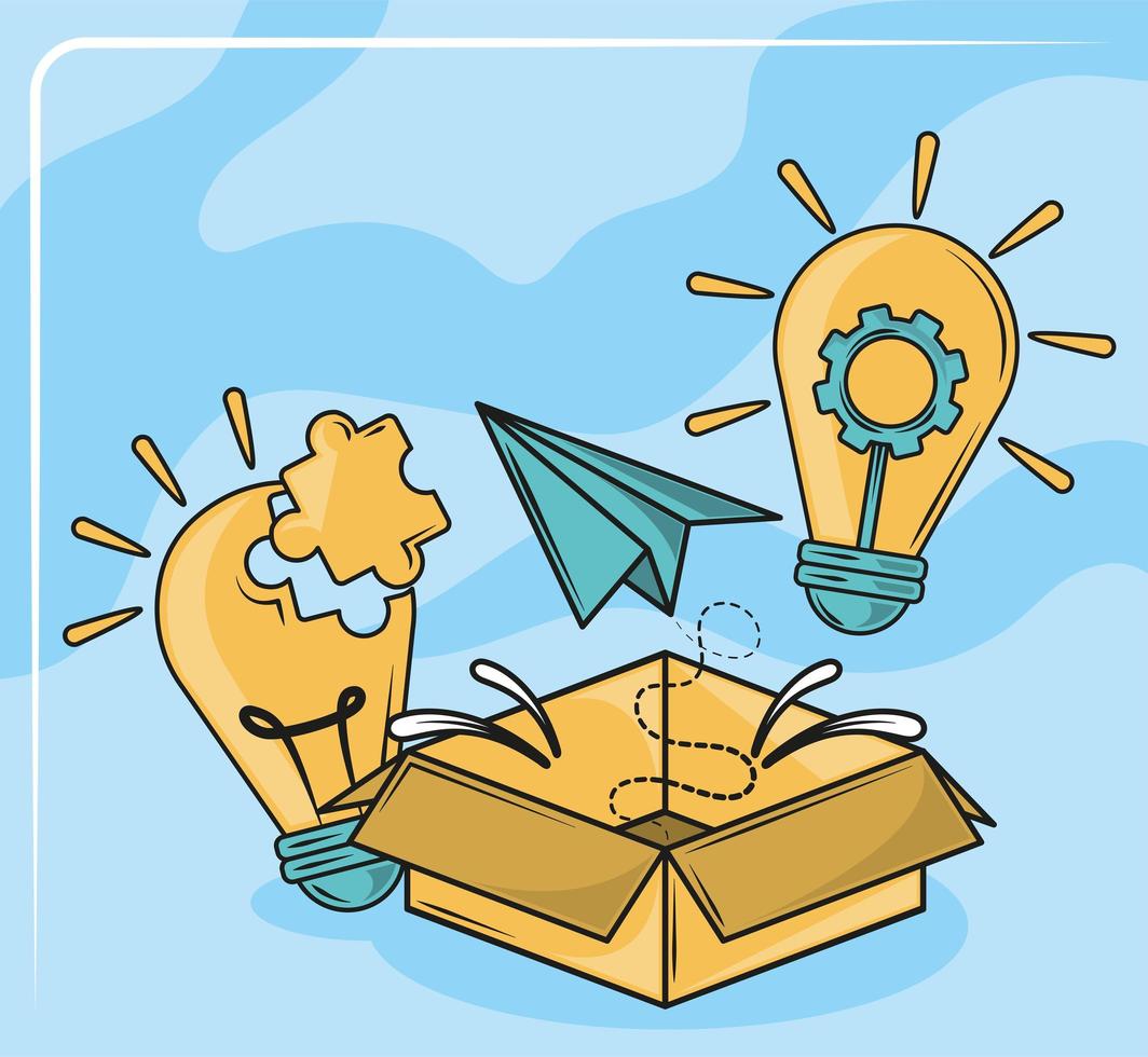 life skills knowledge and creativity vector