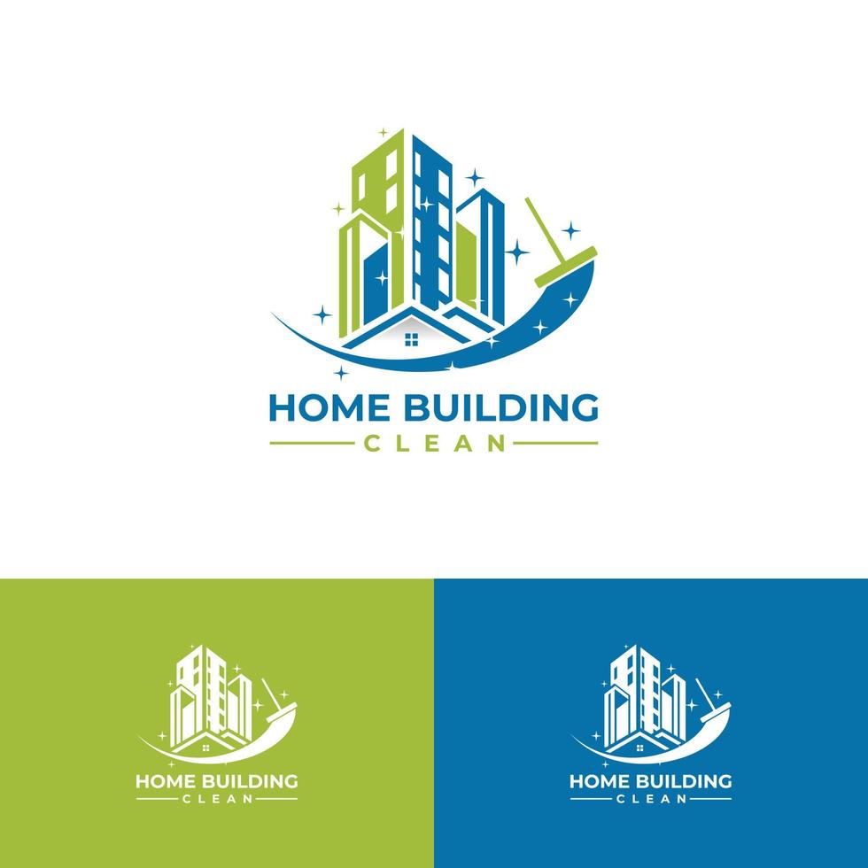 Hogar y edificios diseño de logotipo limpio diseño de ilustración de icono de vector de bienes raíces