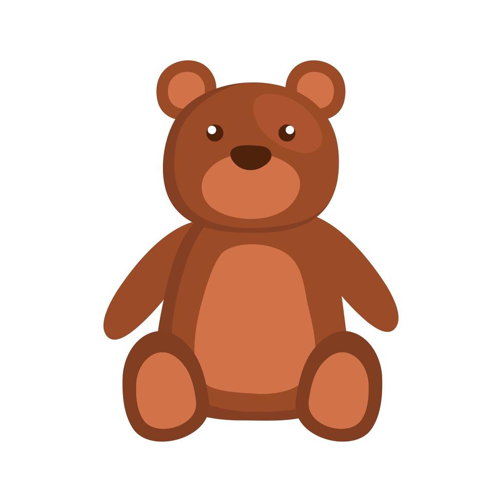 bear teddy toy vector