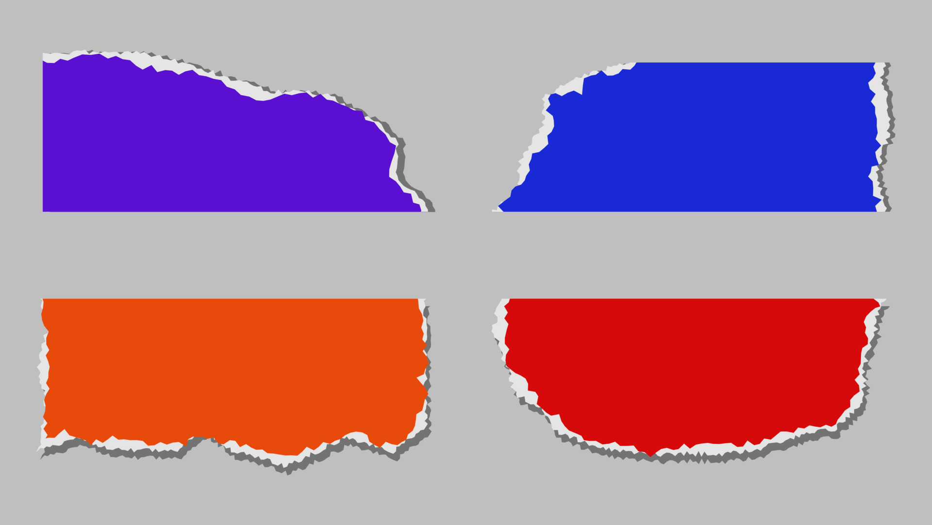 set-of-colorful-variety-shapes-paper-torn-sheet-frame-template-4230636