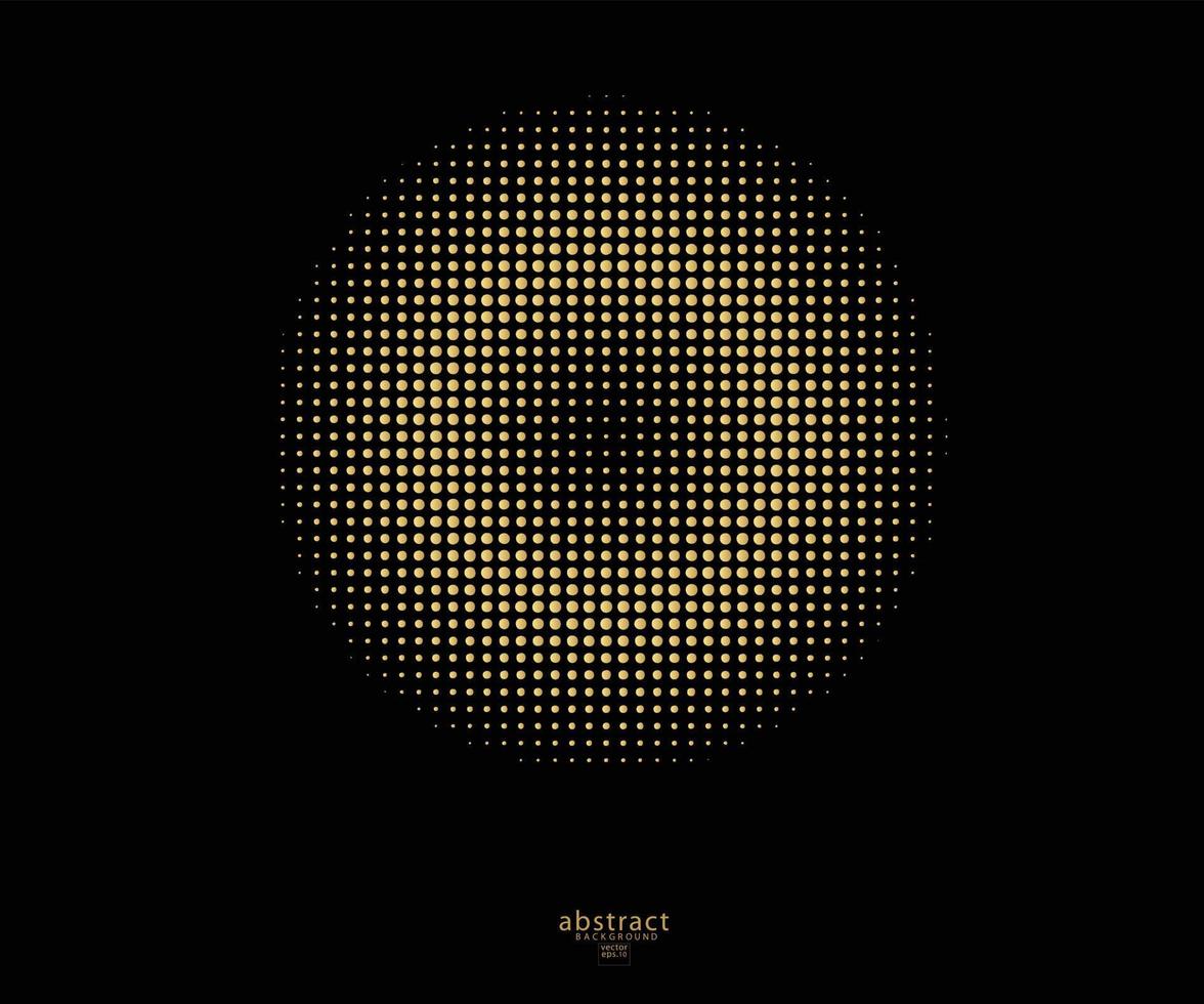 Halftone dotted abstract background circularly distributed. Halftone effect vector pattern. Circle dots isolated on the white background