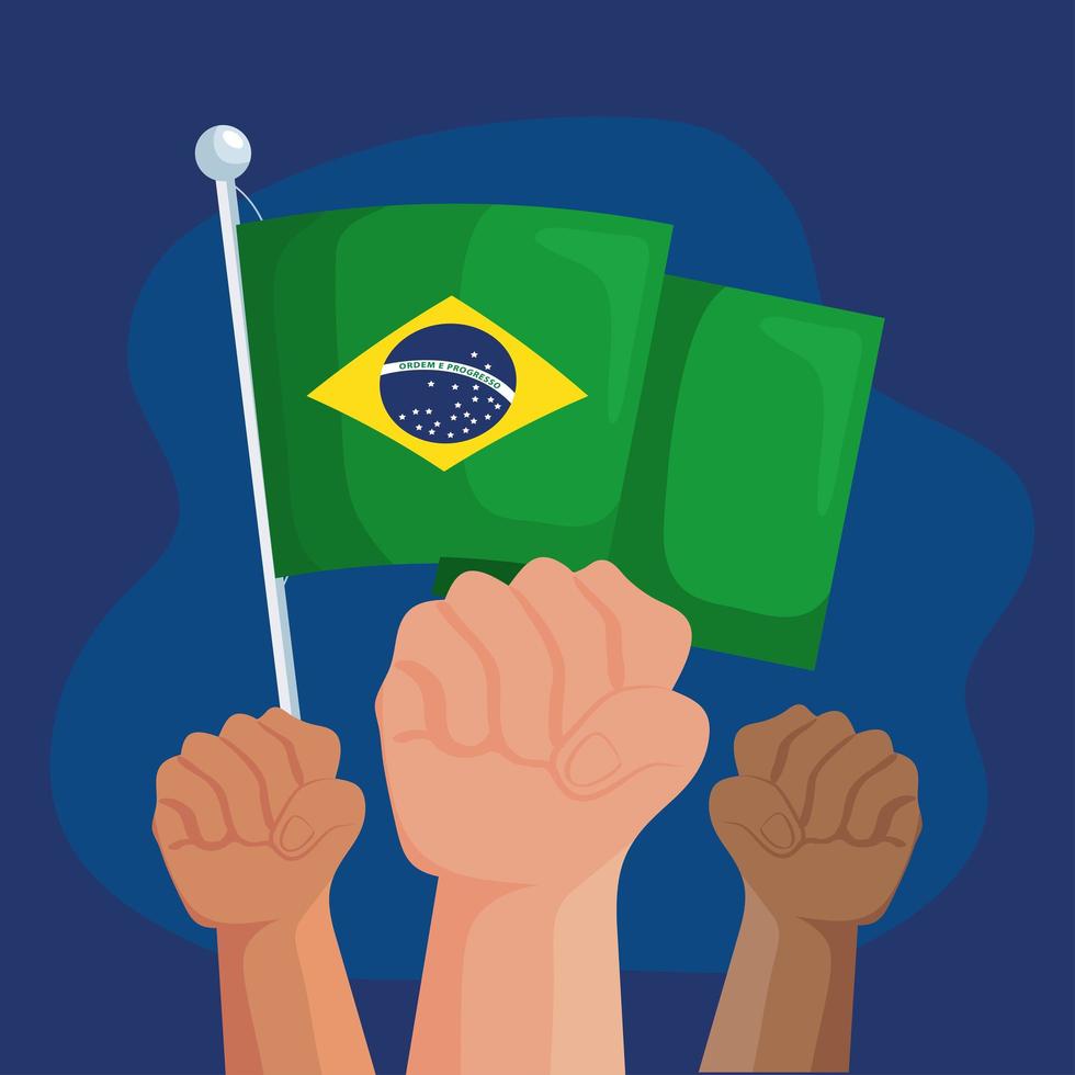 card for brazilian vector