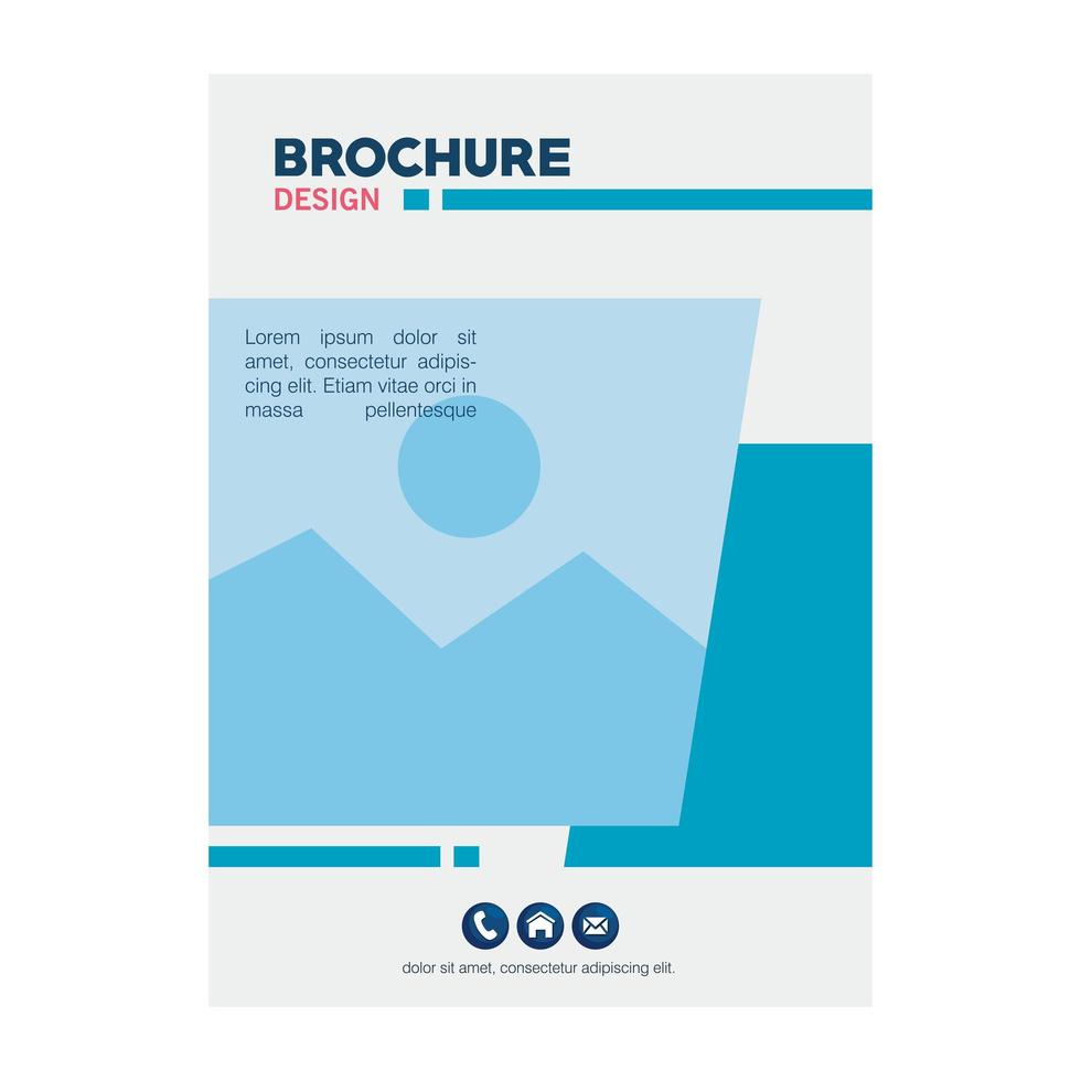 brochure paper design vector