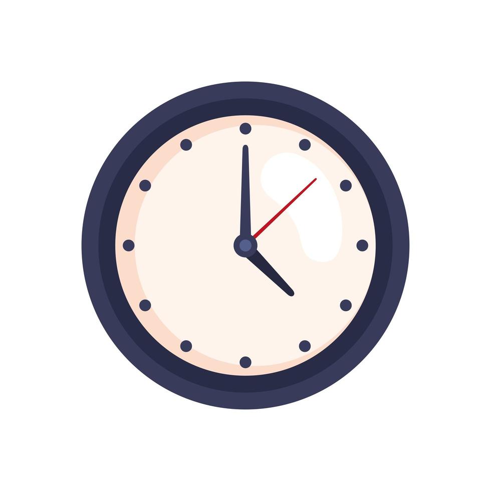 Isolated clock icon vector