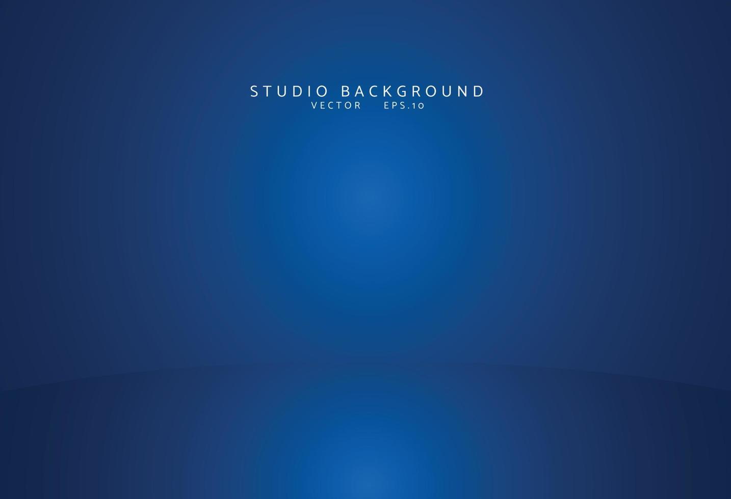 Empty blue studio room Backdrop. Light interior with copyspace for your creative project . Vector illustration EPS 10