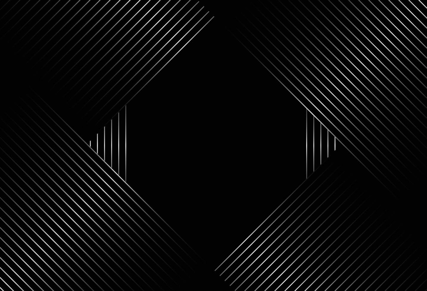 abstract black background with diagonal lines, Gradient vector retro line pattern design. Monochrome graphic.