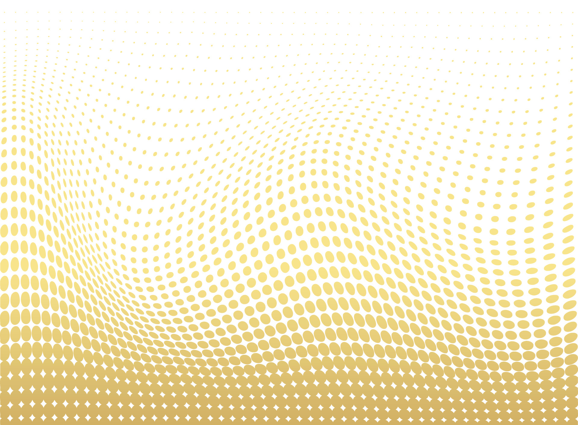 Abstract gold dotted background. Futuristic grunge pattern, dot, wave