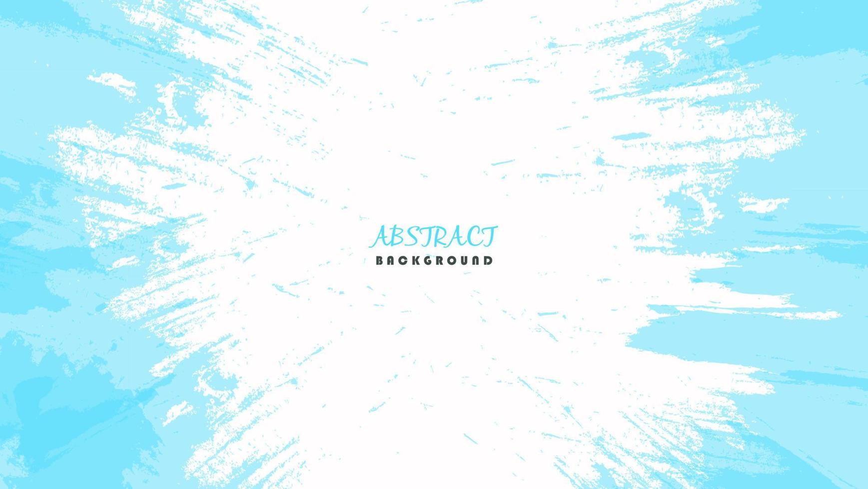 Abstract Splatter Blue Paint Background With Grunge Texture Can Be Used For Frame Or Banner vector