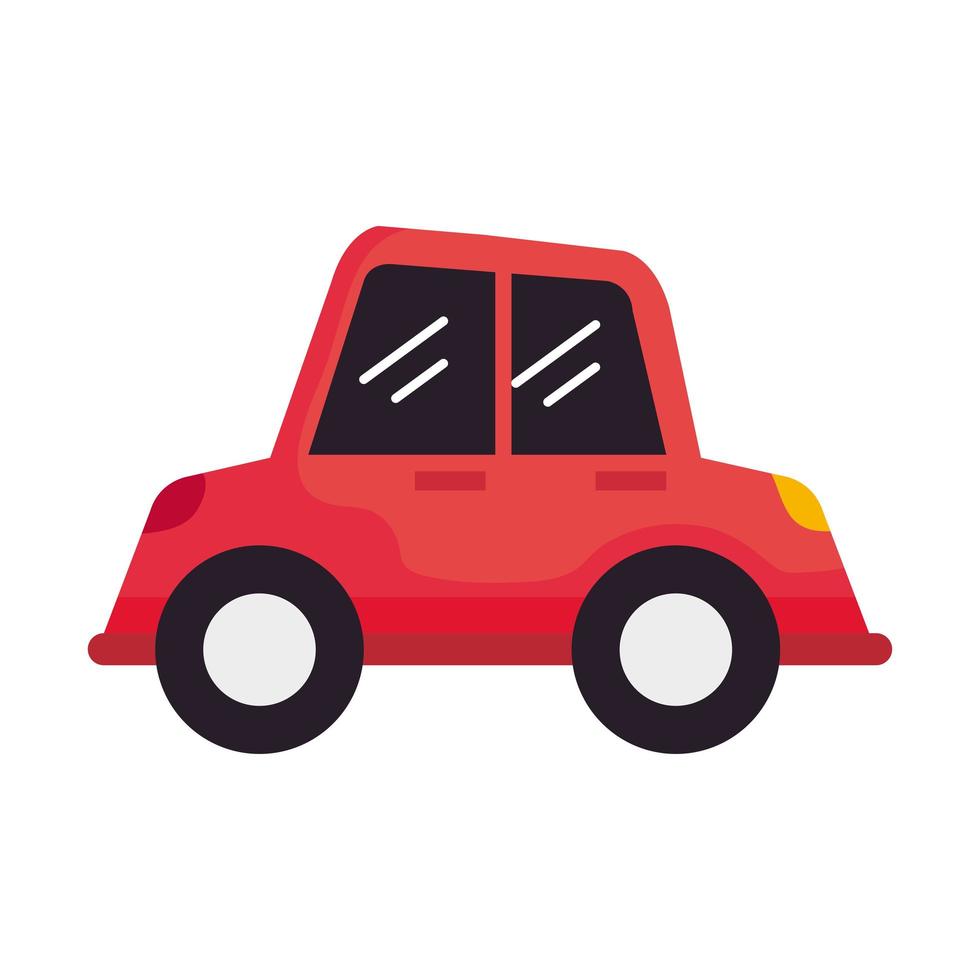 red car toy vector