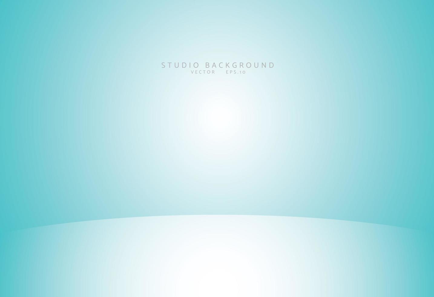 Empty blue studio room Backdrop. Light interior with copyspace for your creative project . Vector illustration EPS 10