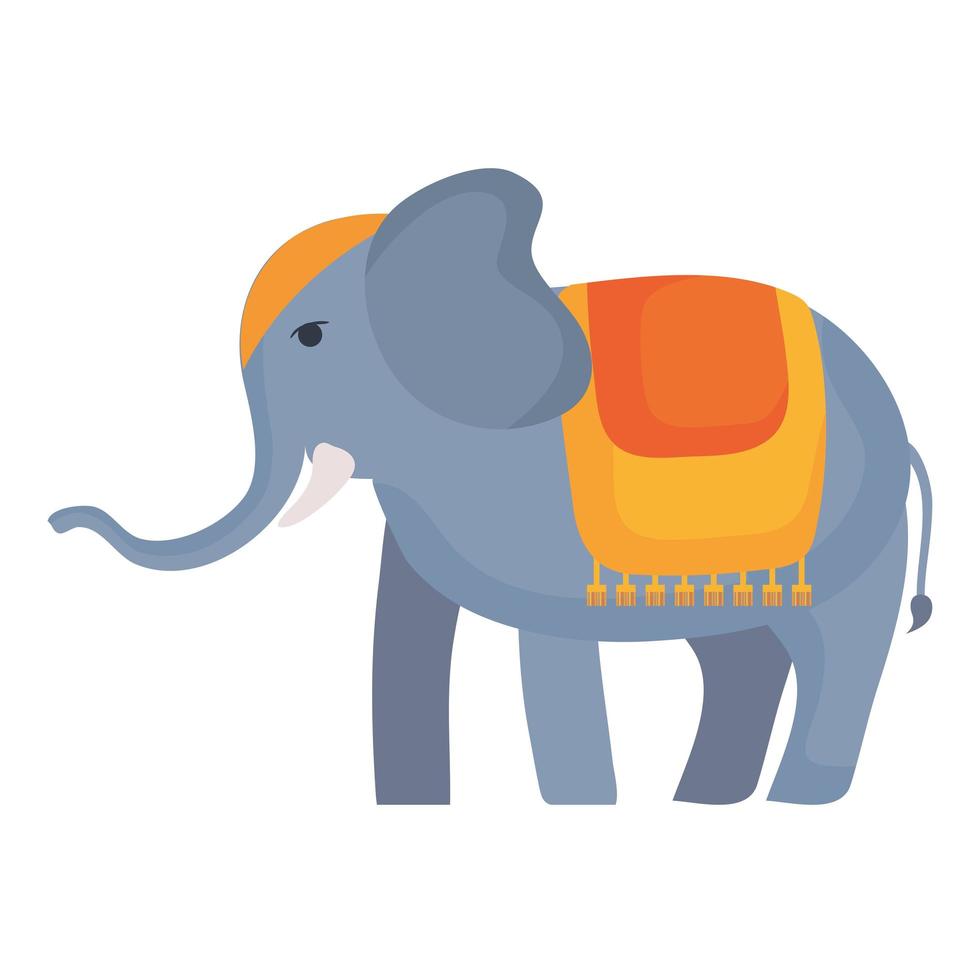 icono de elefante tailandés vector