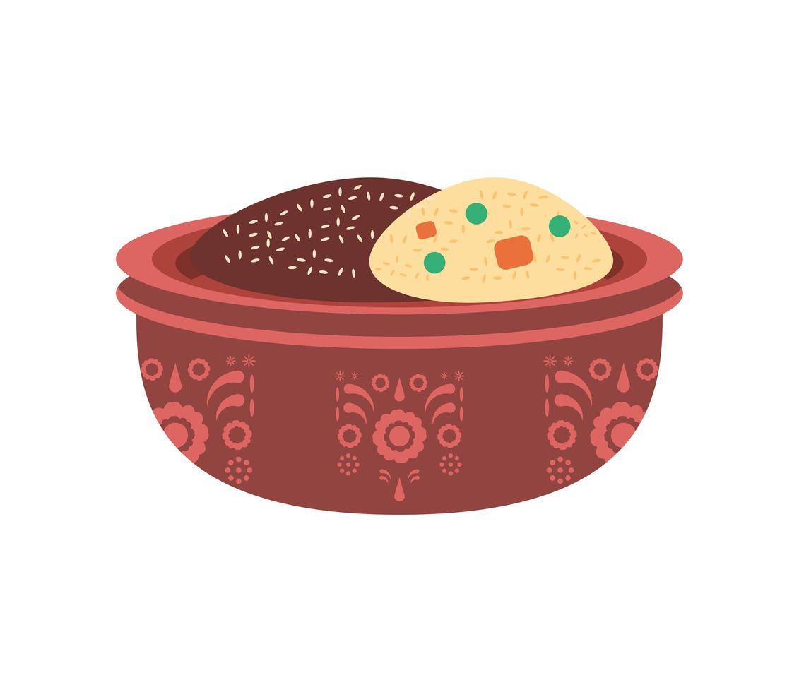 mexican food traditional vector