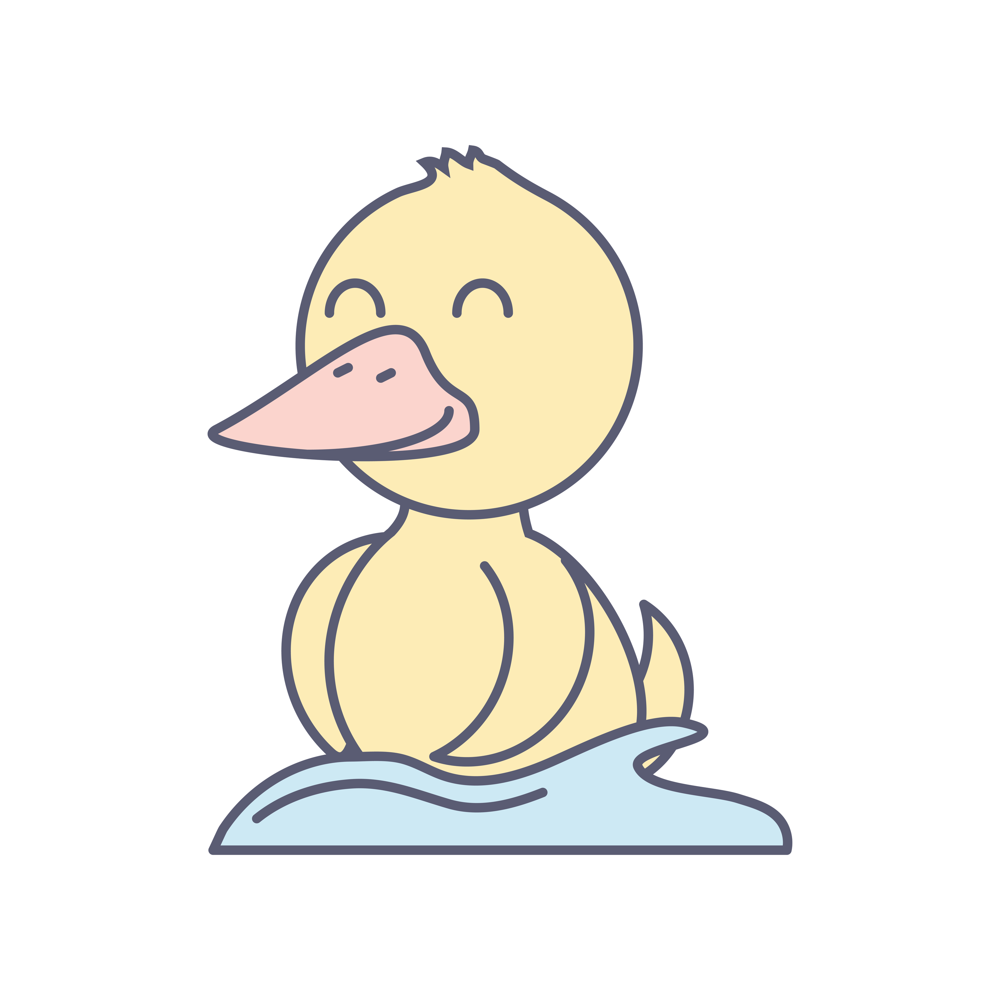 cute duck cartoon 4231290 Vector Art at Vecteezy