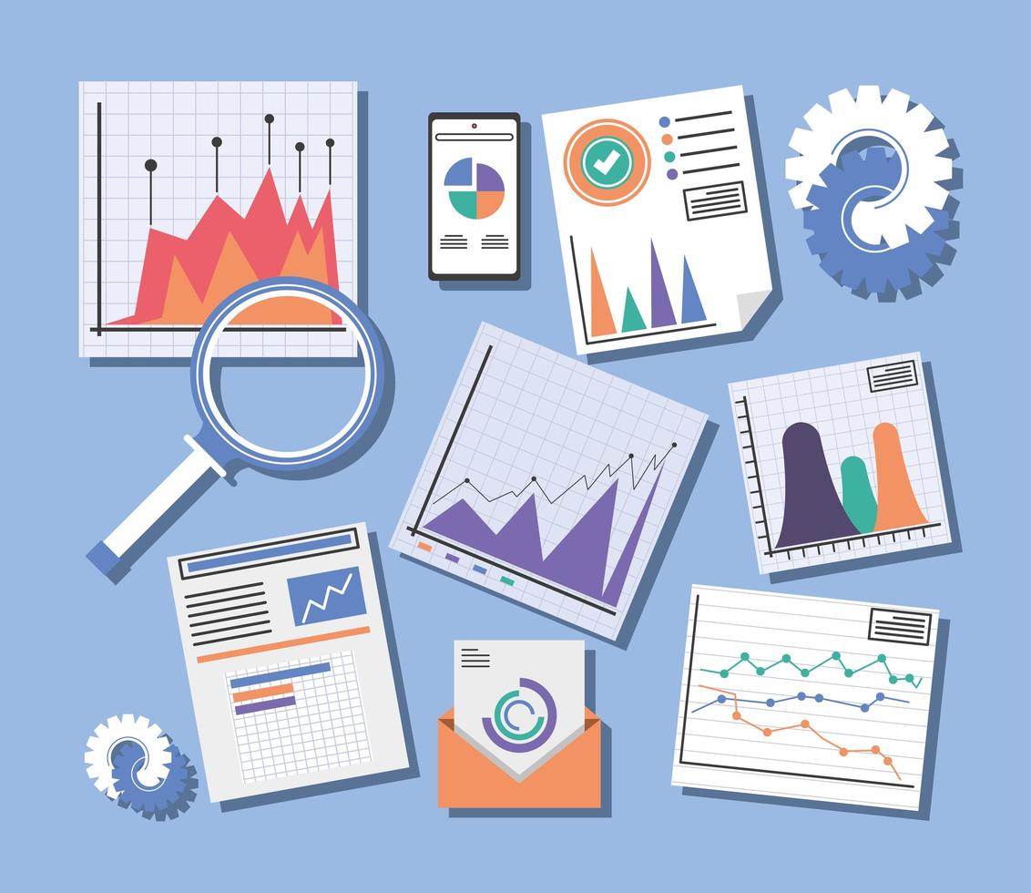 data analysis business vector