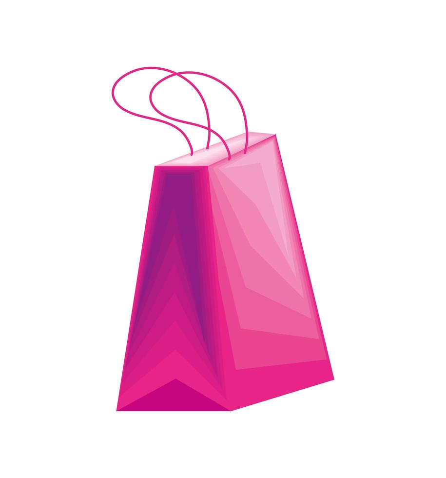 shopping paper bag vector