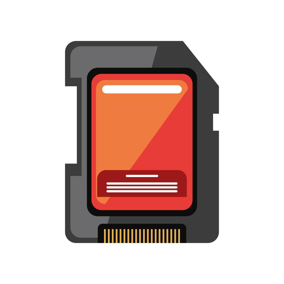 memory sd card vector