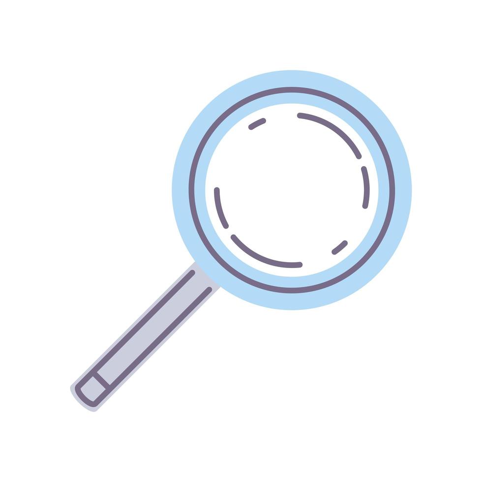 magnifying glass icon vector