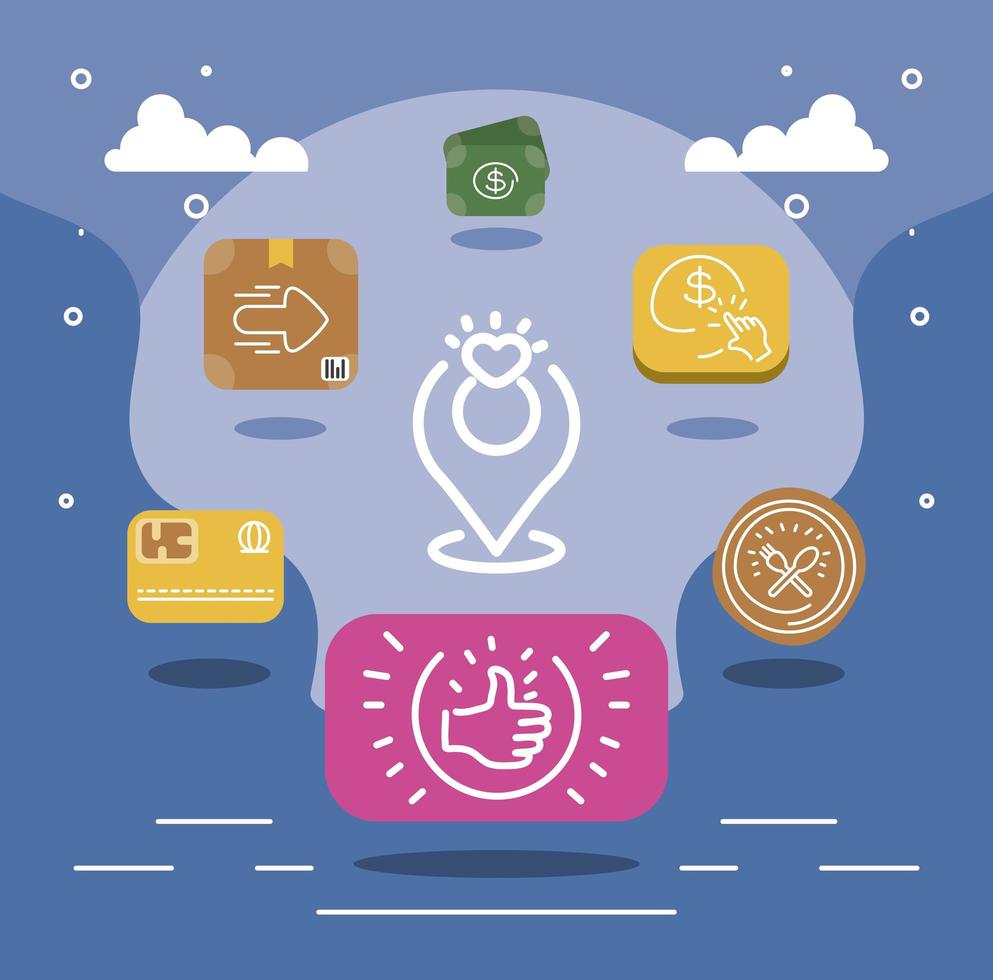 small business service vector