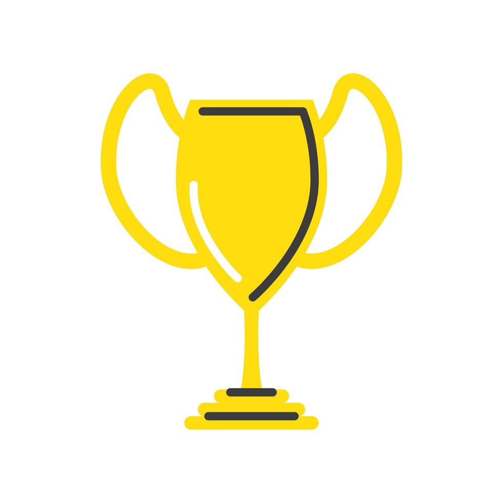 trophy award winner vector